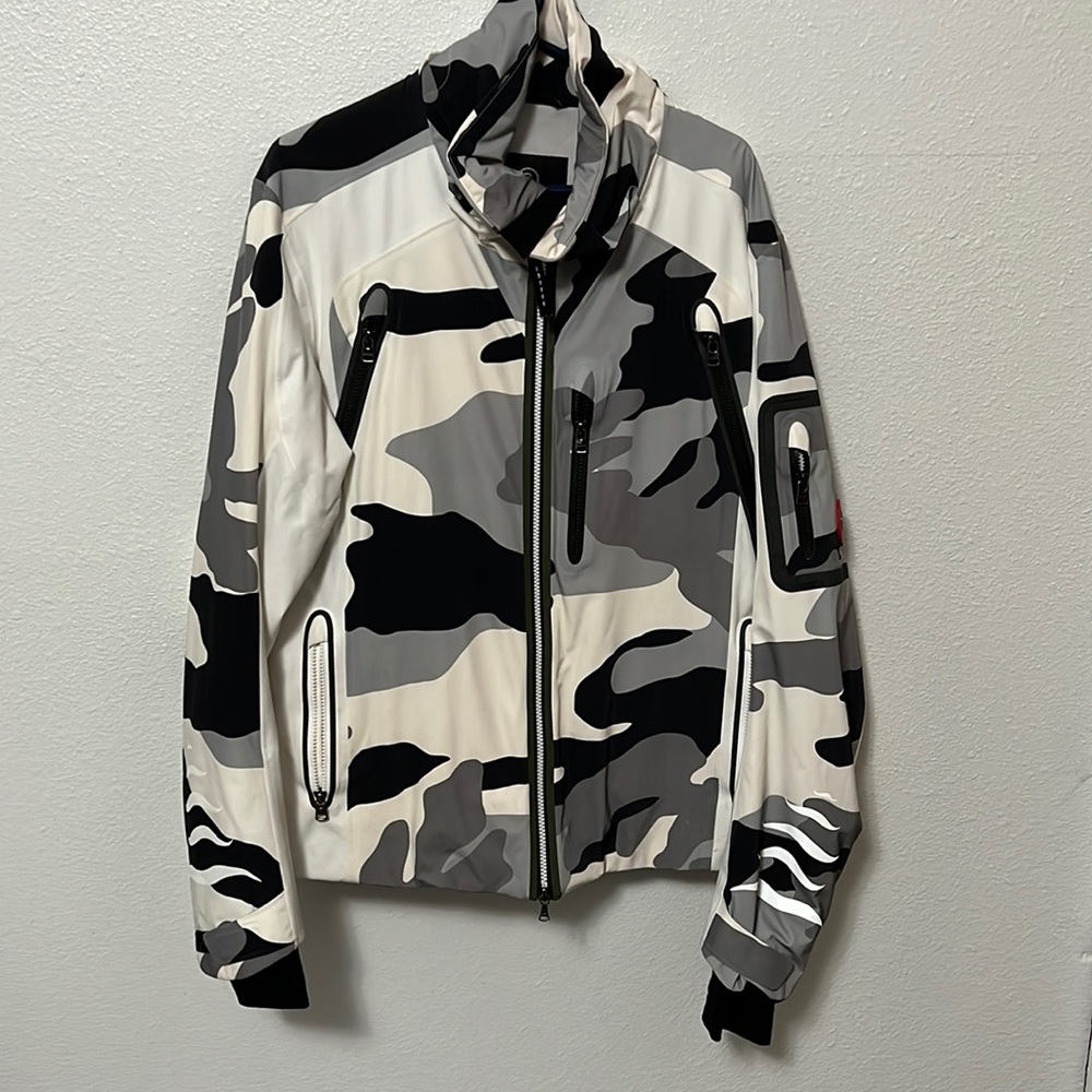 BOGNER Ski, Large, ski coat, winter jacket, white camo